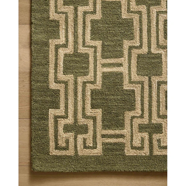 Jeremiah Brent x Loloi Barrow Moss / Beige Area Rug