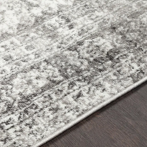 Fitz Oriental Charcoal Area Rug