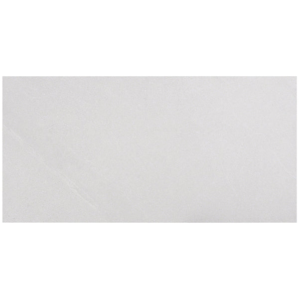 Ivy Hill Tile Copley Bianco Porcelain Tile – 0.39 inch Thick, 12 inch x 24 inch, 11.62 sq.ft/Case – Matte Stone Look Finish