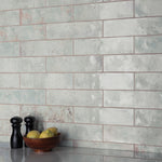Load image into Gallery viewer, Merola Tile Biarritz Green Ceramic Subway Wall Tile 3 inch x 12 inch – 5.72 sq. ft. per Case (22 Pieces, Glazed Semi-Gloss Finish)