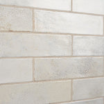 Load image into Gallery viewer, Ivy Hill Tile Mandalay White 2.95 inch x 11.81 inch Polished Ceramic Wall Tile 0.34 inch Thick 5.38 sq ft/case Textured Polished Finish