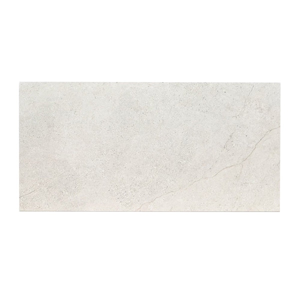 MSI Stone ULC Lancaster Grey Porcelain Tile 0.37 inch Thickness 24 inch Width 16 sq. ft. Coverage Polished Finish Marble Look