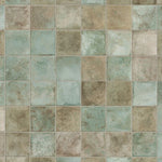 Load image into Gallery viewer, Merola Tile Kings Etna Encaustic 13.13 inch x 13.13 inch Sage Ceramic Floor and Wall Tile 12.29 sq ft/case – Vintage Pattern Matte Finish