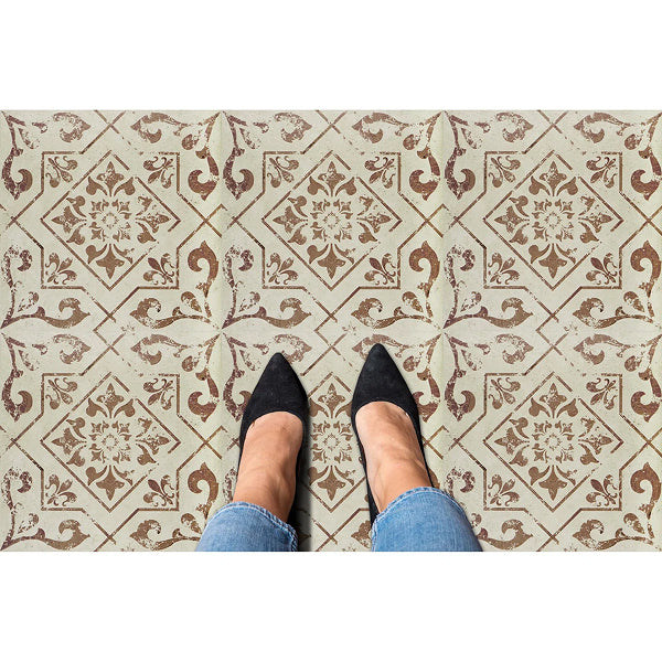 Retro Self Adhesive 12" x 12" x 1.5mm Luxury Vinyl Tile