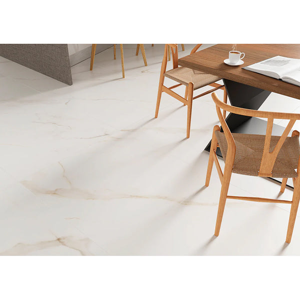 MSI Stone ULC Notorious Marbre Porcelain Tile 35 inch x 35 inch – 17.01 sq. ft. per Case Matte Marble Look Finish