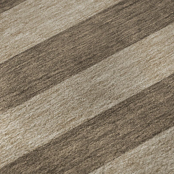 Premium Machine Washable Cerrito AMF530 Coffee Rug