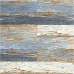 Load image into Gallery viewer, Deco Products COLORS Floor-Wall Old Blue Sea Aged 6-inch x 36-inch Luxury Vinyl Plank (30 sq. ft./case)