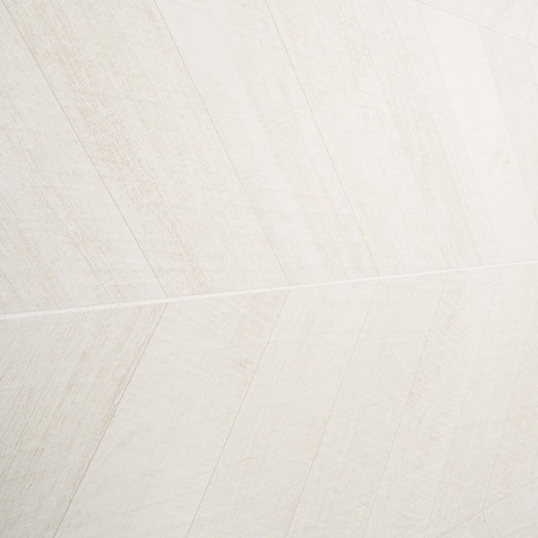Ivy Hill Tile Montgomery Chevron White Porcelain Tile – 0.39 inch Thick, 24 inch x 48 inch, 15.49 sq.ft/Case – Matte Finish