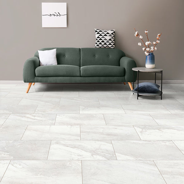 Lifeproof Ivory Lane Quartzite 6.5mm x 11.9 in. W x 23.8 in. L 22MIL Click Lock Waterproof Luxury Vinyl Tile Flooring (17.67 sq.ft./case)