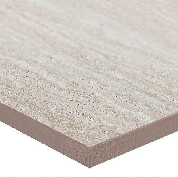 MSI Cordova Lablanca Porcelain Tile 24 inch x 48 inch 16 sq. ft./case Matte Travertine Look Large Format Finish