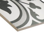Charger l'image dans la visionneuse de galerie, Merola Tile Arte Grey Porcelain Floor &amp; Wall Tile 0.4 inch Thick x 9.75 inch Wide Grey Square – 10.88 sq. ft./Case, Glazed Satin Finish