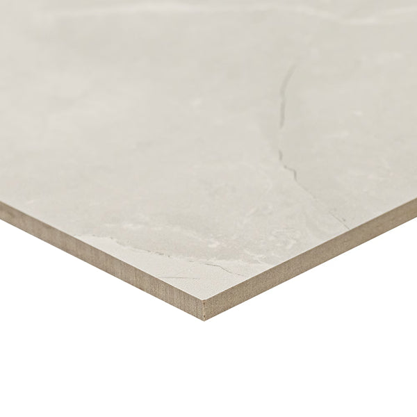 MSI Madison Luna Porcelain Tile 24 inch x 48 inch 16 sq. ft./case Polished Large Format Glossy Stone Look Finish