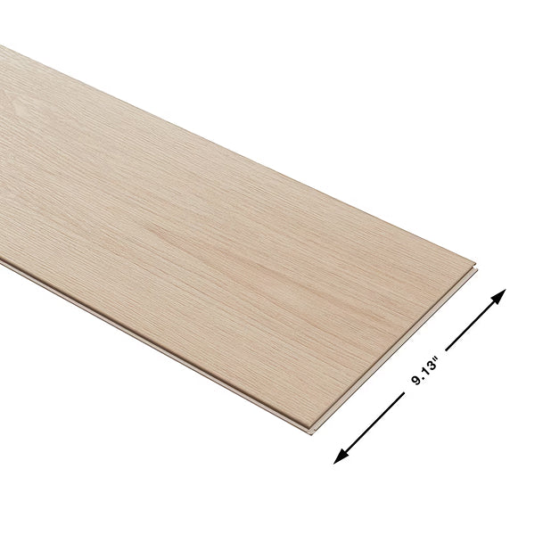 Plancher de bois d'ingénierie GUOYA, noyer naturel, 1/2 po x 6-1/2 po x longueur variable (30,09 pi²/caisse)