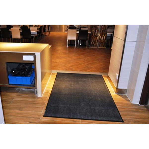 Turin Power Mat Indoor Entrance Mat - Synthetic Absorption Yarn with PVC Backing - 120 x 300 cm