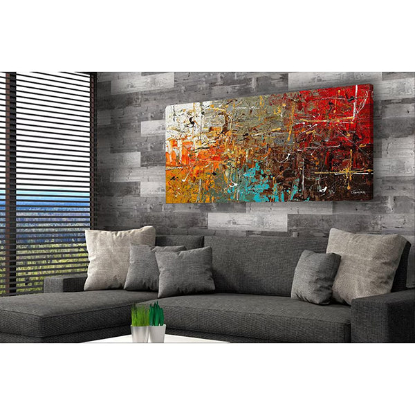 Deco Products COLORS Floor and Wall Mambo Aged 6-inch x 36-inch Luxury Vinyl Plank (30 sq.ft./Case)