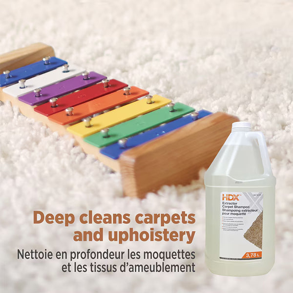 HDX 3.78 L Extractor Carpet Shampoo – Low Foam Carpet & Upholstery Cleaner