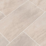 Charger l'image dans la visionneuse de galerie, MSI Stone ULC Marken Cream Porcelain Tile 0.37 inch Thickness 24 inch Width 16 sq. ft. Coverage Polished Finish Marble Look