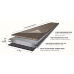 Load image into Gallery viewer, Lifeproof Grand Falls Hickory Random L x 6.5 in. W x 7mm Beige Interlocking Engineered Waterproof Hardwood Flooring (21.80 sq.ft./case)
