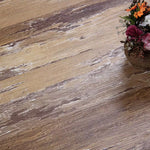 Load image into Gallery viewer, Deco Products COLORS Floor-Wall Old Brown Wood Aged 6-inch x 36-inch Painted Style Luxury Vinyl Plank (30 sq. ft./case)
