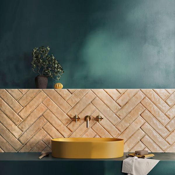 Ivy Hill Tile Moze Taupe 3 inch x 12 inch Ceramic Wall Tile – 5.38 sq. ft. per Case, Glazed Smooth Finish