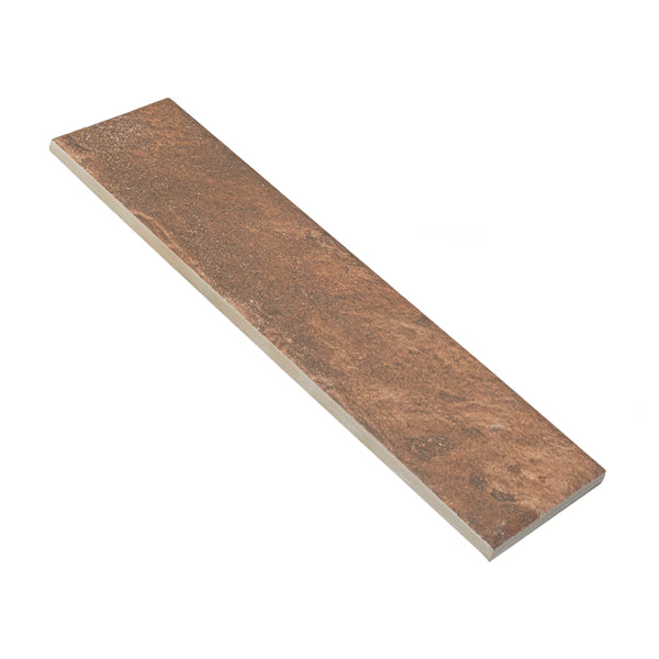 Merola Tile Brooklin Brick Cotto Porcelain Tile 0.39 inch Thick 2.38 inch x 9.75 inch 5.78 sq. ft./Case Matte Brick Look Floor and Wall Tile