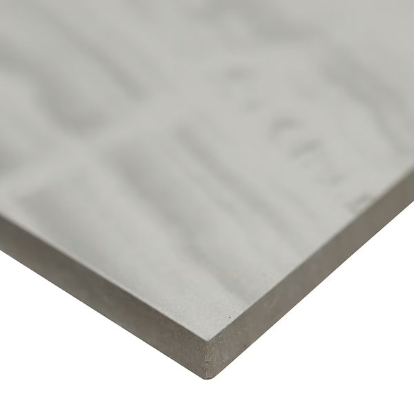 MSI Stone ULC Matrix Grey Porcelain Tile 12 inch x 24 inch Polished Finish 0.38 inch Thickness Floor and Wall Tile