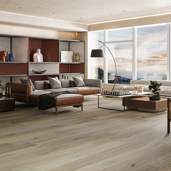 Malibu Wide Plank French Oak Beaumont 1/2-inch x 7.5-inch x Varying Length Eng. Hardwood Flooring (23.32 sq.ft./case)