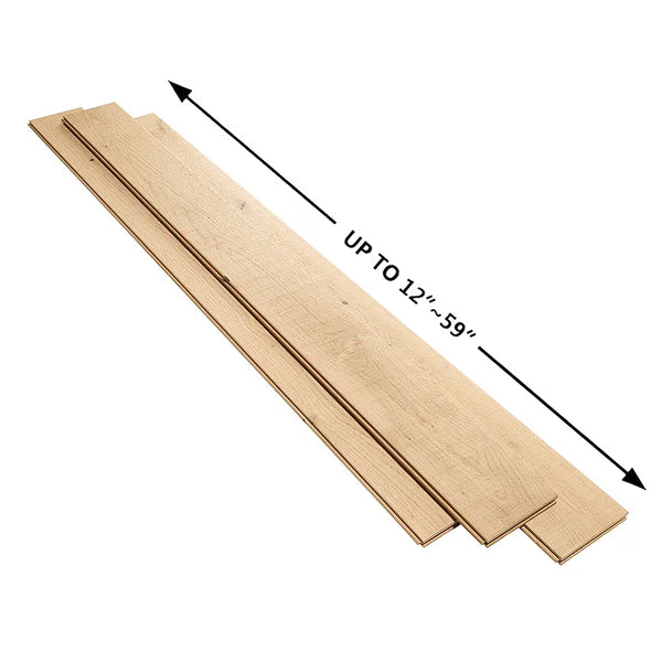 French Oak Point Reyes solid hardwood flooring with matte finish and hand-distressed texture