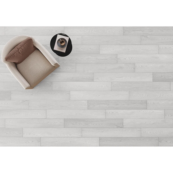 NEW Restoration Collection Bespoke 7.5'' x 47.5'' x 12mm White Oak Laminate Flooring – Waterproof, Scratch & Stain Resistant