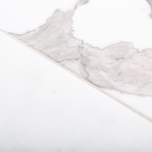 Jeffrey Court Fawn White 10 inch x 20 inch Gloss Subway Ceramic Wall Tile – 10.634 sq. ft. per Case, Marble Look Glossy Finish