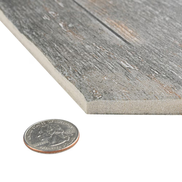 Merola Tile Retro Hex Cendra Porcelain Tile 14.13 inch x 16.25 inch – 11.05 sq. ft. per Case Matte Wood Look Finish