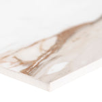 Charger l'image dans la visionneuse de galerie, MSI Regallo Calacatta Marbella Porcelain Tile 0.39 inch Thick 24 inch x 24 inch 11.63 sq. ft./case Matte Marble Look