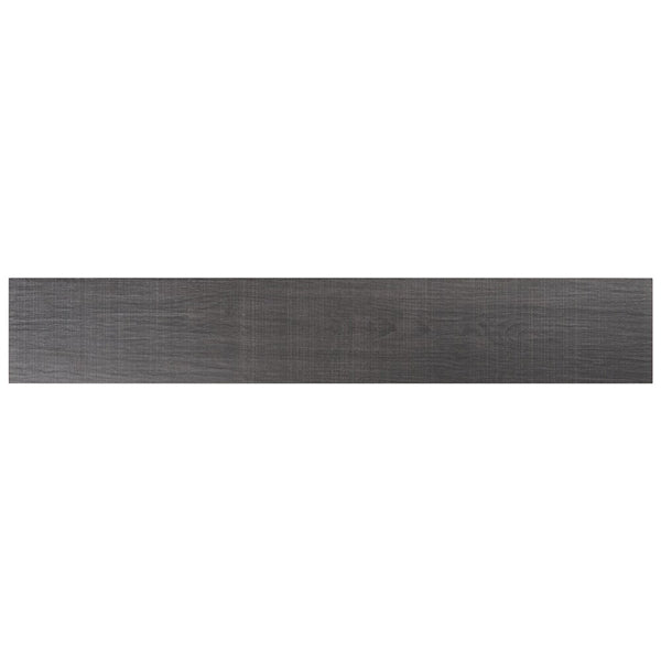 Ivy Hill Tile Montgomery Black Porcelain Tile 0.39 inch Thick 8 inch x 48 inch 15.49 sq ft/case Matte Wood Look