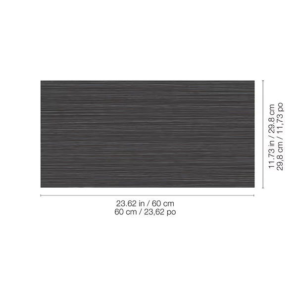 Anatolia Zera Annex Carbon Porcelain Tile 0.35 inch Thick 12 inch x 24 inch 16 sq. ft./Case Semi-Gloss Wood Look