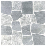 Load image into Gallery viewer, Merola Tile Laja Gris 17.75 inch x 17.75 inch Ceramic Floor and Wall Tile 24.42 sq. ft./case – Stone Look Textured High Sheen Finish