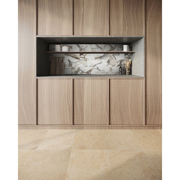 Anatolia Calacatta Solano 6 inch x 12 inch Polished Rectified Porcelain Tile – 9.8 sq.ft. per Case