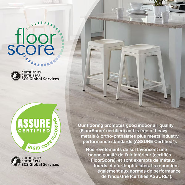 Lifeproof Valley Wood 6.5mm x 7.5 in. W x 47.6 in. L 22MIL Click Lock Waterproof Luxury Vinyl Plank Flooring (19.8 sq.ft./case)