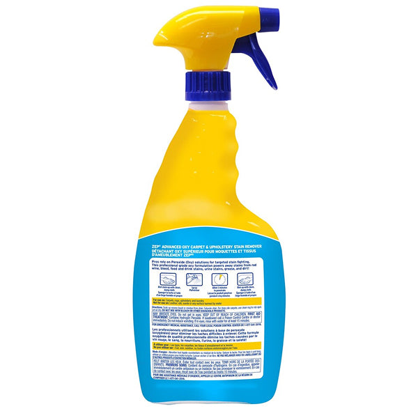 Zep 946 mL Advanced Oxy Carpet & Upholstery Cleaner – Stain & Odour Remover