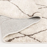 Charger l'image dans la visionneuse de galerie, Home Decorators Collection Wavy Trellis Ivory/Light Brown 8 ft. x 10 ft. Indoor Area Rug – Plush High Pile Transitional Rug