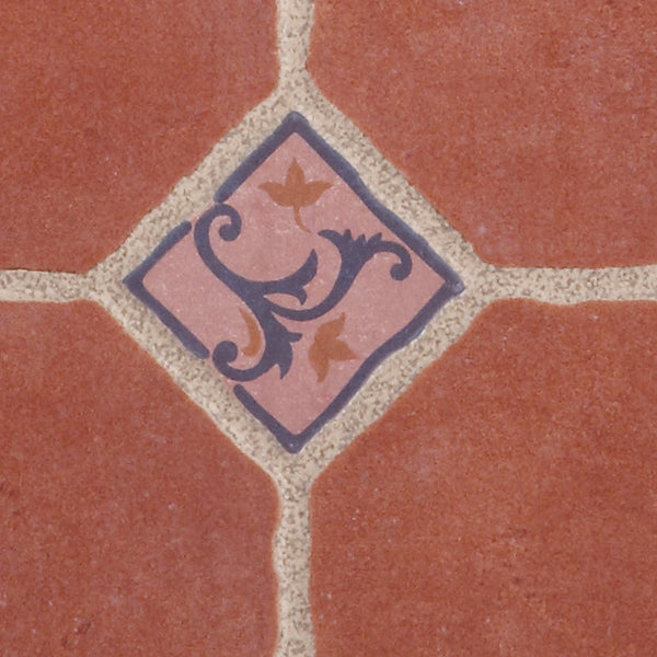 Merola Tile Sevilla 17-3/4 inch x 17-3/4 inch Ceramic Floor & Wall Tile – 17.76 sq. ft. per Case, Rough Textured Matte Finish
