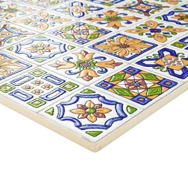 Merola Tile Techniker Der Farbe 11.75 inch x 11.75 inch Ceramic Wall Tile 10 sq ft/case – Glossy Patterned Finish