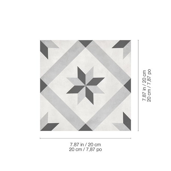 Anatolia Artisano Acqua Sigma Quartz 8 inch x 8 inch Matte High Definition Porcelain Tile 7.32 sq ft per Case Square