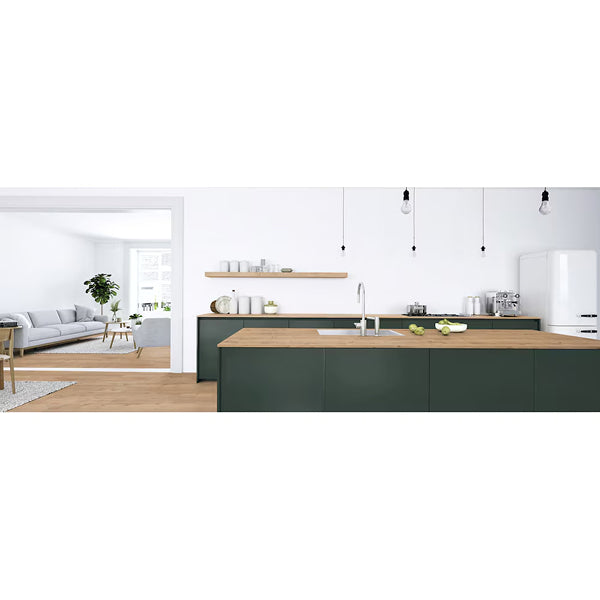 Revêtement de sol stratifié aspect bois brun moyen Lifeproof Northmount Oak, 10 mm x 7,6 po l x 54,45 po L (20,11 pi²/boîte)