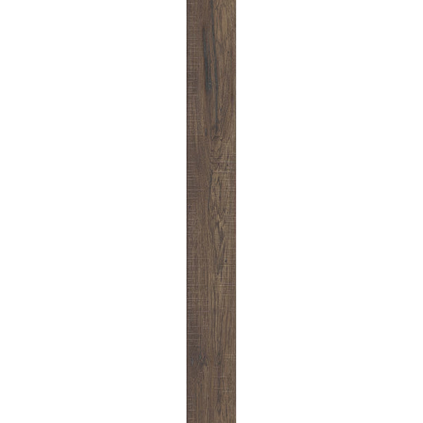 Revêtement de sol stratifié TrafficMaster Espresso Hickory, brun foncé, 12 mm x 7,6 po x 54,45 po (17,24 pi²/boîte)