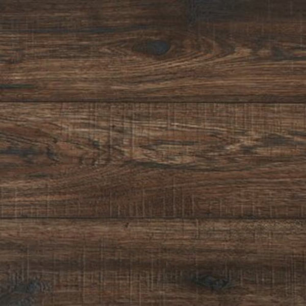 Home Decorators Collection Bisonridge Hickory 12mm x 6.26 in. W x 54.45 in. L Dark Brown Wood Look Laminate Flooring (16.57 sq.ft./case)
