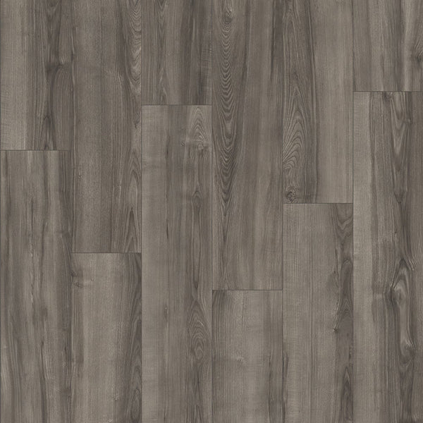 Revêtement de sol imperméable Krono Original Huron Smokey Heirloom Ash, 10 mm d'épaisseur x 8 po de largeur x 47 5/8 po de longueur (18,60 pi²/caisse)