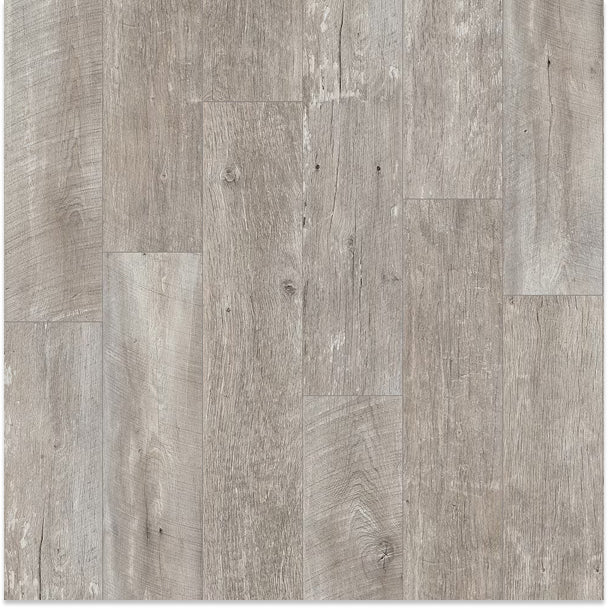 Revêtement de sol imperméable Krono Original Pacific Grizzly, chêne patiné, 12 mm d'épaisseur x 8 po de largeur x 47 5/8 po de longueur (15,94 pi²/caisse)