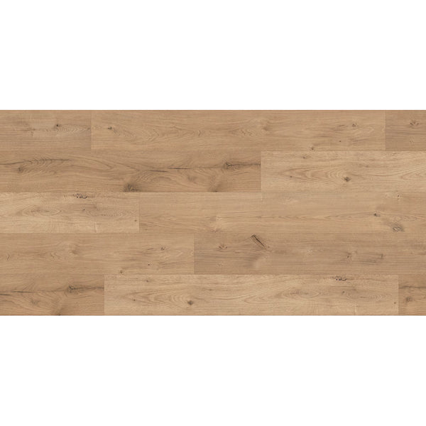 Revêtement de sol stratifié aspect bois brun TrafficMaster Riverbed Oak, 12 mm x 7,6 po l x 54,45 po L (17,24 pi²/boîte)