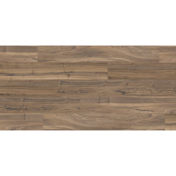 Revêtement de sol stratifié aspect bois brun moyen TrafficMaster Millside Walnut 10 mm x 7,6 po l x 54,45 po L (22,98 pi²/boîte)