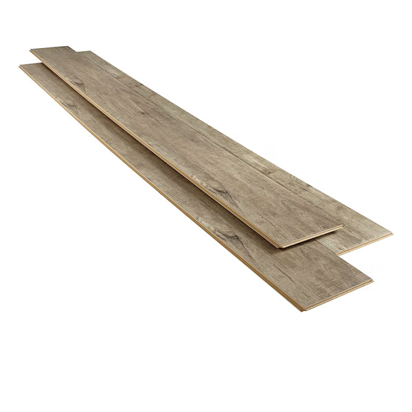 Revêtement de sol stratifié aspect bois brun TrafficMaster Teddy Oak 12 mm x 7,6 po l x 54,45 po L (17,24 pi²/boîte) (Copie)